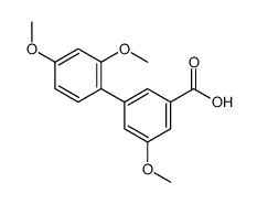 3-(2,4-dimethoxyphenyl)-5-methoxybenzoic acid结构式