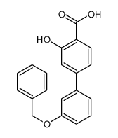 2-hydroxy-4-(3-phenylmethoxyphenyl)benzoic acid结构式