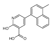 5-(4-methylnaphthalen-1-yl)-2-oxo-1H-pyridine-3-carboxylic acid Structure