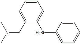 (2-Dimethylaminomethylphenyl)phenylsilane结构式