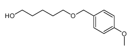 5-[(4-methoxyphenyl)methoxy]pentan-1-ol Structure