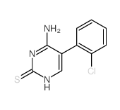 4-amino-5-(2-chlorophenyl)-3H-pyrimidine-2-thione picture