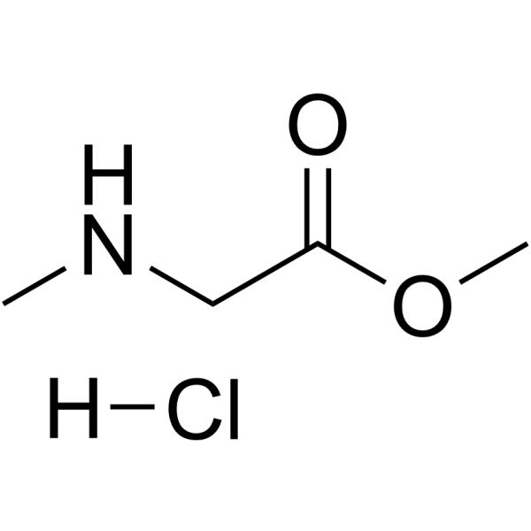 Methyl N-methylglycinate hydrochloride Structure