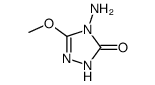 3H-1,2,4-Triazol-3-one,4-amino-2,4-dihydro-5-methoxy-(9CI) Structure