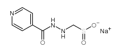 sodium,[2-(pyridine-4-carbonyl)hydrazinyl]methanesulfinate Structure