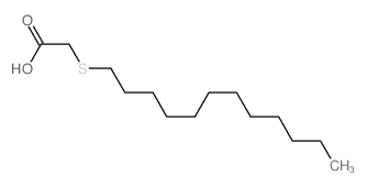 Acetic acid,2-(dodecylthio)- structure