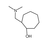 (1R,2S)-2-[(dimethylamino)methyl]cycloheptan-1-ol结构式