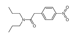 N,N-di-n-propyl-4-nitrophenylacetamide Structure