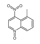 5-METHYL-4-NITROQUINOLINE-1-OXIDE structure