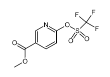 methyl 2-((trifluoromethyl)sulfonyl)pyridine-5-carboxylate结构式