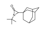 1-(1,1-Dimethylethyl)-3-[tricyclo[3.3.1.13,7]decan-1-yl]aziridin-2-one结构式