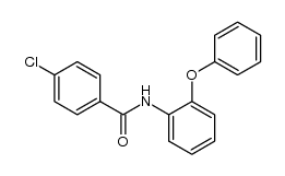 N-(2-phenoxyphenyl)-4-chlorobenzamide结构式