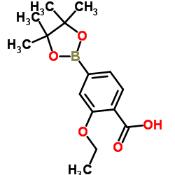 2-Ethoxy-4-(4,4,5,5-tetramethyl-1,3,2-dioxaborolan-2-yl)benzoic acid Structure