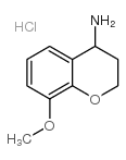 8-METHOXY-CHROMAN-4-YLAMINE HYDROCHLORIDE Structure