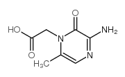 1(2H)-Pyrazineaceticacid,3-amino-6-methyl-2-oxo-(9CI) structure