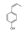 4-[(E)-prop-1-enyl]phenol结构式