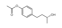 (R)-4-(4'-acetyloxyphenyl)-2-butanol Structure