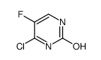 2(1H)-PYRIMIDINONE, 4-CHLORO-5-FLUORO- Structure