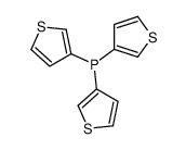 tri(thiophen-3-yl)phosphane Structure