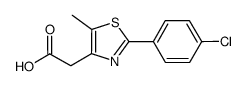 [2-(4-Chlorophenyl)-5-methyl-1,3-thiazol-4-yl]acetic acid picture