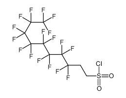 3,3,4,4,5,5,6,6,7,7,8,8,9,9,10,10,10-heptadecafluorodecanesulphonyl chloride structure