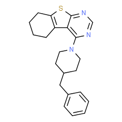 4-(4-benzylpiperidin-1-yl)-5,6,7,8-tetrahydrobenzo[4,5]thieno[2,3-d]pyrimidine picture