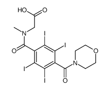 2-[methyl-[2,3,5,6-tetraiodo-4-(morpholine-4-carbonyl)benzoyl]amino]acetic acid Structure