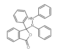 1(3H)-Isobenzofuranone,3-(1,2-diphenylhydrazinyl)-3-phenyl- picture