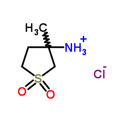 3-Methyltetrahydro-3-thiophenaminium 1,1-dioxide chloride picture