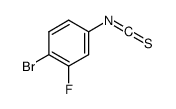 4-溴-3-氟苯基异硫氰酸酯结构式