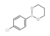 2-(4-chlorophenyl)-5,5-dimethyl-1,3,2-dioxaborinane Structure