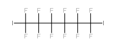 十二氟-1,6-二碘己烷结构式