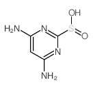 2-Pyrimidinesulfinicacid, 4,6-diamino-结构式