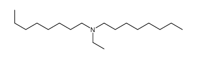 N-ethyl-N-octyloctan-1-amine结构式