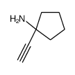 1-ethynylcyclopentan-1-amine Structure