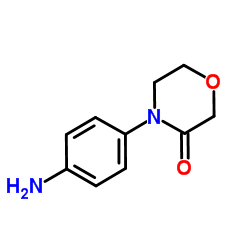 4-(4-Aminophenyl)morpholin-3-one Structure