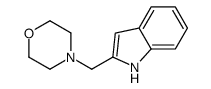 4-(1H-indol-2-ylmethyl)morpholine Structure