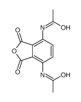 N-(7-acetamido-1,3-dioxo-2-benzofuran-4-yl)acetamide Structure