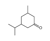 Cyclohexanone, 3-methyl-5-(1-methylethyl)- (9CI)结构式