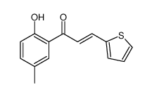 1-(2-hydroxy-5-methylphenyl)-3-thiophen-2-ylprop-2-en-1-one Structure