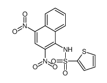 N-(2,4-dinitronaphthalen-1-yl)thiophene-2-sulfonamide Structure