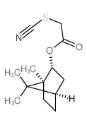 (1,7,7-trimethylnorbornan-2-yl) 2-thiocyanatoacetate structure