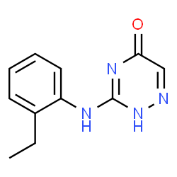 1,2,4-Triazin-5(2H)-one,3-[(2-ethylphenyl)amino]-(9CI) structure