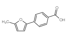 4-(5-METHYL-2-FURYL)BENZOIC ACID structure