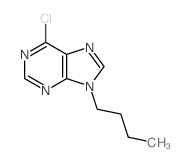 9-丁基-6-氯-9H-嘌呤结构式