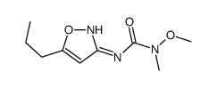 1-methoxy-1-methyl-3-(5-propyl-1,2-oxazol-3-yl)urea Structure