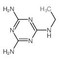 1,3,5-Triazine-2,4,6-triamine,N2-ethyl- structure