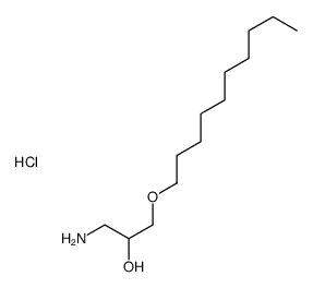 1-AMINO-3-DECYLOXY-2-PROPANOL HYDROCHLORIDE Structure