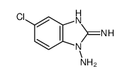 1H-Benzimidazole-1,2-diamine,5-chloro-(9CI) Structure