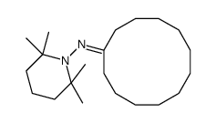 N-(2,2,6,6-tetramethylpiperidin-1-yl)cyclododecanimine Structure